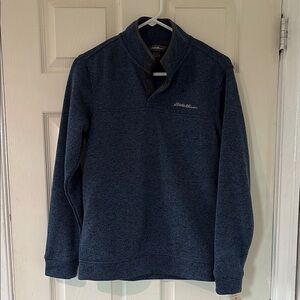 Eddie Bauer Men's Radiator Fleece Snap Mock Pullover